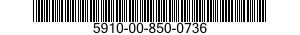 5910-00-850-0736  5910008500736 008500736