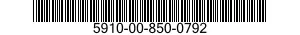 5910-00-850-0792  5910008500792 008500792