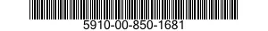 5910-00-850-1681  5910008501681 008501681