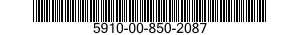 5910-00-850-2087  5910008502087 008502087