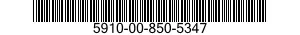 5910-00-850-5347 CAPACITOR,FIXED,CERAMIC DIELECTR 5910008505347 008505347