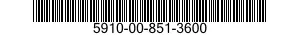 5910-00-851-3600 CAPACITOR,FIXED,ELECTROLYTIC 5910008513600 008513600