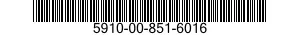 5910-00-851-6016  5910008516016 008516016