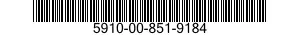 5910-00-851-9184  5910008519184 008519184