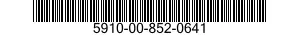 5910-00-852-0641  5910008520641 008520641