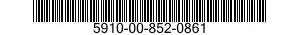 5910-00-852-0861 CAPACITOR,FIXED,CERAMIC DIELECTR 5910008520861 008520861