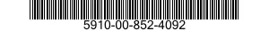 5910-00-852-4092  5910008524092 008524092