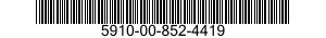 5910-00-852-4419  5910008524419 008524419
