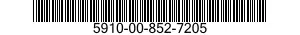 5910-00-852-7205  5910008527205 008527205