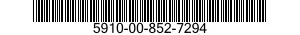 5910-00-852-7294 CAPACITOR,FIXED,ELECTROLYTIC 5910008527294 008527294
