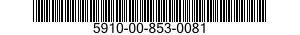 5910-00-853-0081  5910008530081 008530081