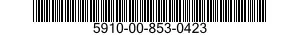 5910-00-853-0423  5910008530423 008530423