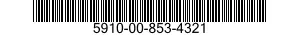 5910-00-853-4321  5910008534321 008534321