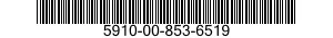 5910-00-853-6519  5910008536519 008536519
