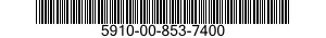 5910-00-853-7400  5910008537400 008537400