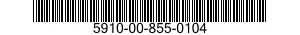 5910-00-855-0104  5910008550104 008550104