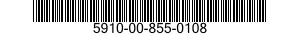 5910-00-855-0108  5910008550108 008550108