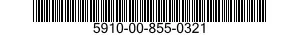 5910-00-855-0321  5910008550321 008550321