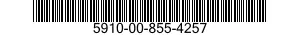 5910-00-855-4257  5910008554257 008554257