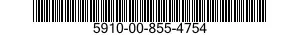 5910-00-855-4754  5910008554754 008554754