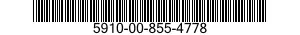 5910-00-855-4778  5910008554778 008554778