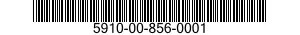 5910-00-856-0001  5910008560001 008560001