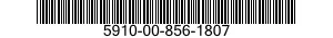 5910-00-856-1807  5910008561807 008561807