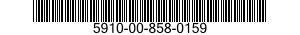 5910-00-858-0159  5910008580159 008580159