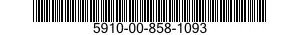 5910-00-858-1093  5910008581093 008581093