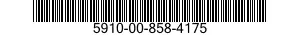 5910-00-858-4175  5910008584175 008584175