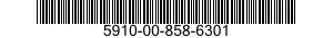 5910-00-858-6301  5910008586301 008586301