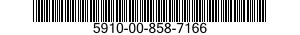 5910-00-858-7166  5910008587166 008587166