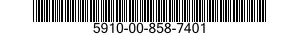 5910-00-858-7401  5910008587401 008587401