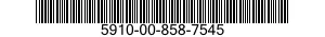 5910-00-858-7545  5910008587545 008587545