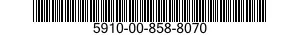 5910-00-858-8070  5910008588070 008588070