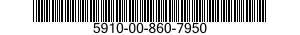 5910-00-860-7950  5910008607950 008607950