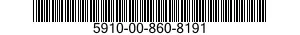 5910-00-860-8191  5910008608191 008608191