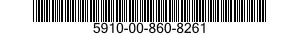 5910-00-860-8261  5910008608261 008608261