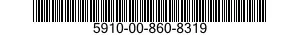 5910-00-860-8319  5910008608319 008608319