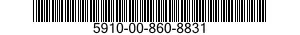 5910-00-860-8831  5910008608831 008608831