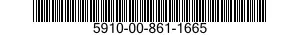 5910-00-861-1665  5910008611665 008611665