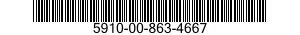5910-00-863-4667  5910008634667 008634667