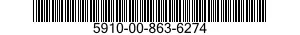 5910-00-863-6274  5910008636274 008636274