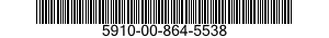 5910-00-864-5538  5910008645538 008645538