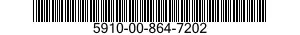 5910-00-864-7202 CAPACITOR,FIXED,CERAMIC DIELECTR 5910008647202 008647202