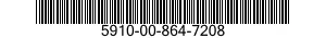 5910-00-864-7208  5910008647208 008647208