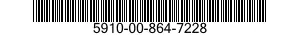 5910-00-864-7228  5910008647228 008647228