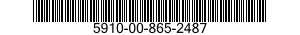 5910-00-865-2487  5910008652487 008652487