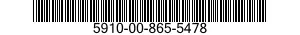 5910-00-865-5478  5910008655478 008655478