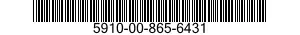 5910-00-865-6431  5910008656431 008656431